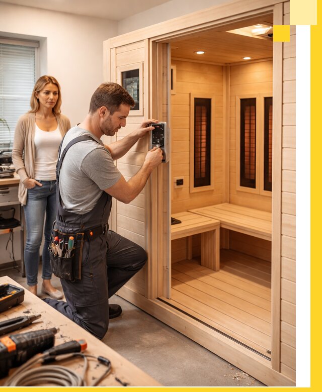 Инфракрасные сауны под ключ в Шахтах продажа и установка