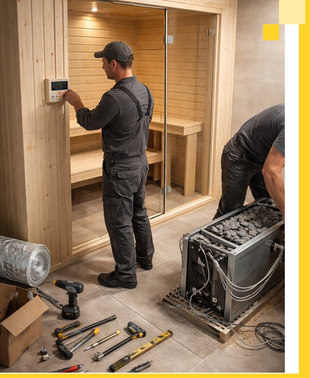 Поставка, установка и монтаж электрических саун в Шахтах