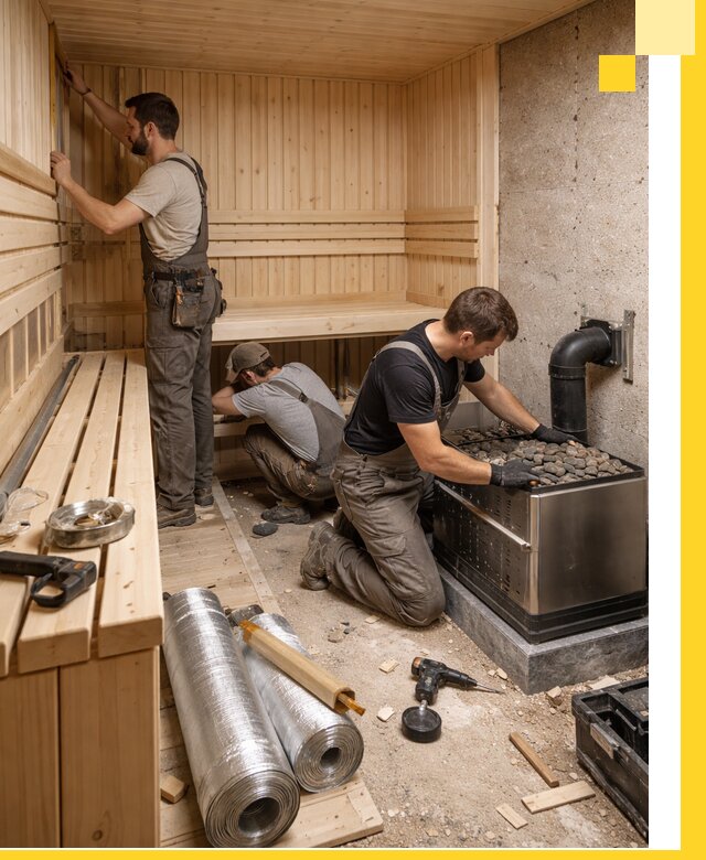 Индивидуальные сауны на заказ в Шахтах под ключ, проект и монтаж