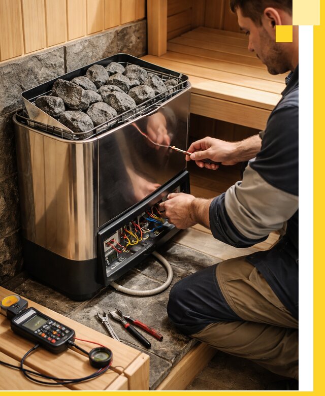 Продажа и установка электрокаменок для саун в Шахтах