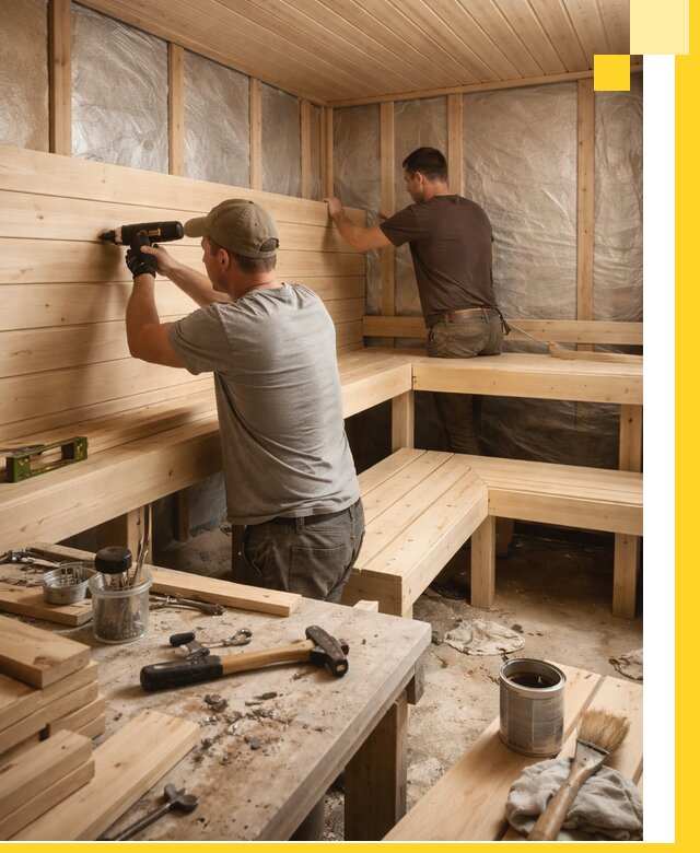 Профессиональная отделка бань и саун под ключ в Шахтах