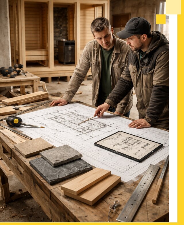 Проекты бань под ключ и планы строительства в Шахтах