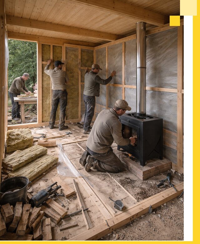 Профессиональный монтаж бань под ключ в Шахтах для дома