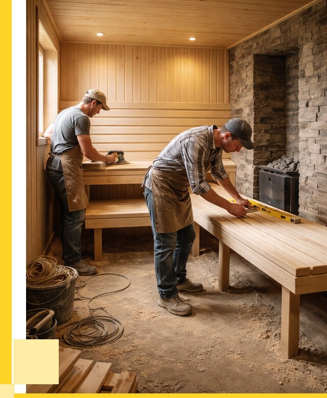 Отделка бани в Шахтах: внутренняя отделка от 3256 р. | ЭриданШхт