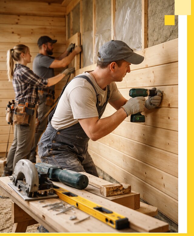 Обшивка бань под ключ в Шахтах: отделка стен и потолков