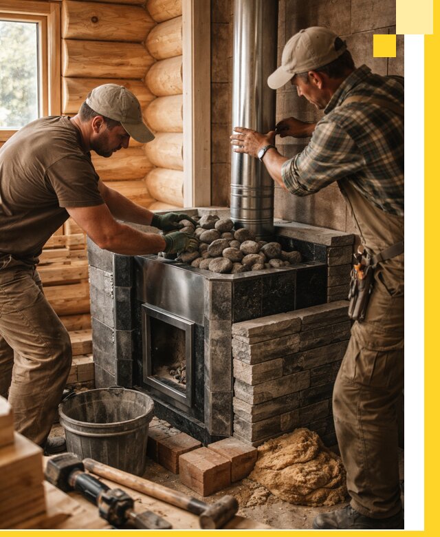 Строительство и отделка русских бань под ключ в Шахтах