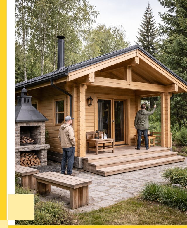 Деревянные бани под ключ в Шахтах от 488385 р. | ЭриданШхт