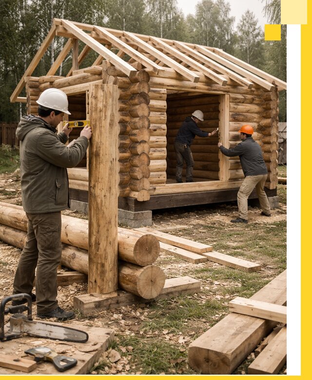 Строительство бань для дачи под ключ в Шахтах с доставкой и монтажом