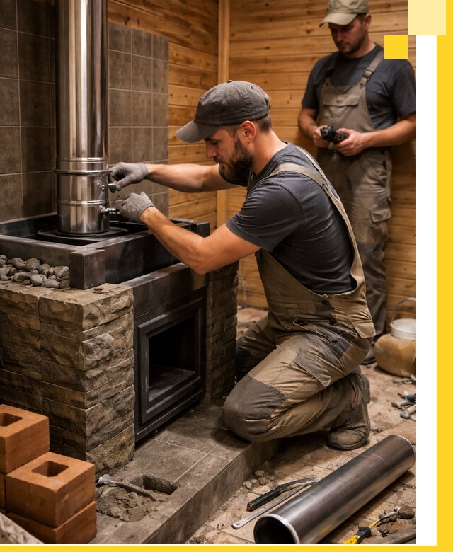 Изготовление и установка банных печей под ключ в Шахтах