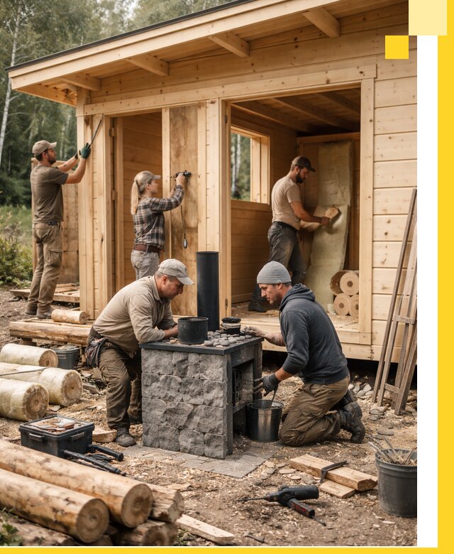 Купить баню под ключ в Шахтах строительство монтаж отделка