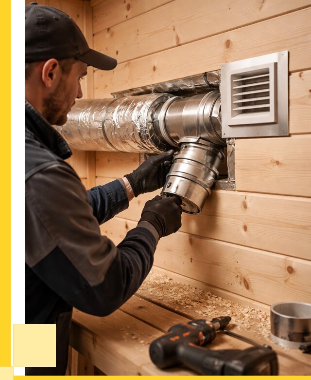 Монтаж вентиляции бани в Шахтах от 13024 р. | ЭриданШхт