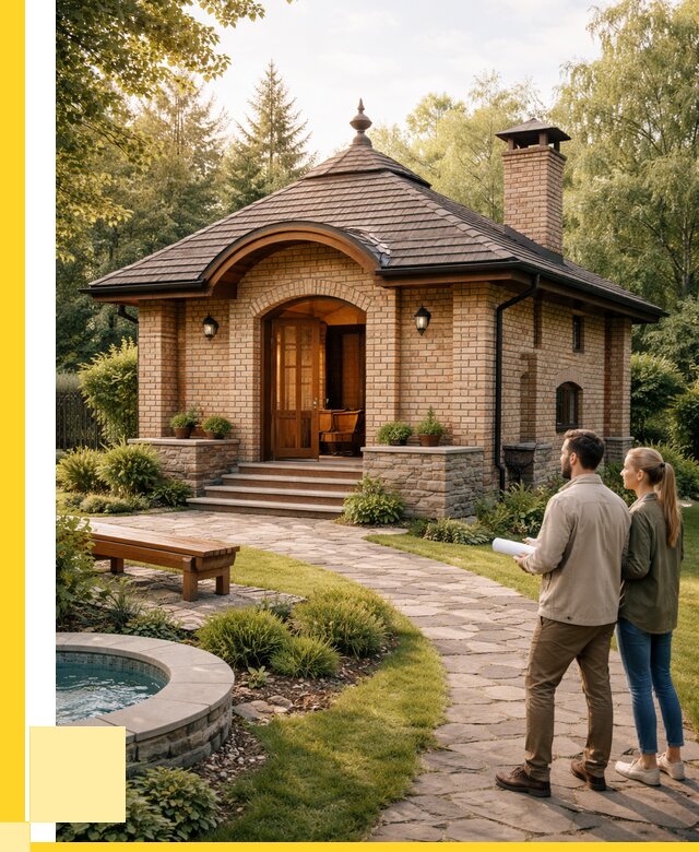 Проект кирпичной бани в Шахтах от 32559 р. | ЭриданШхт