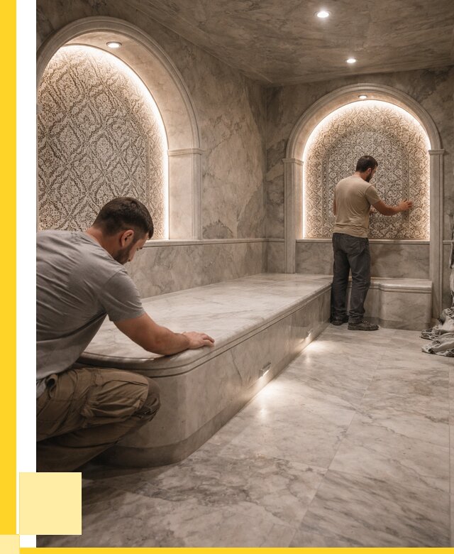 Турецкие бани под ключ в Шахтах от 271325 р. | ЭриданШхт