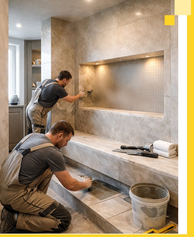 Профессиональное строительство хамама в квартире в Шахтах