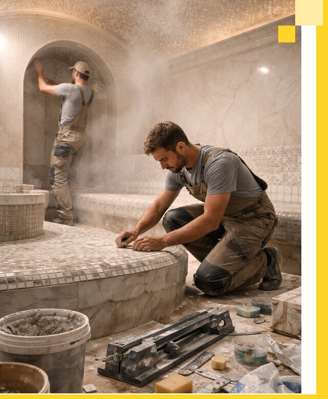 Профессиональный дизайн хамама и SPA под ключ в Шахтах