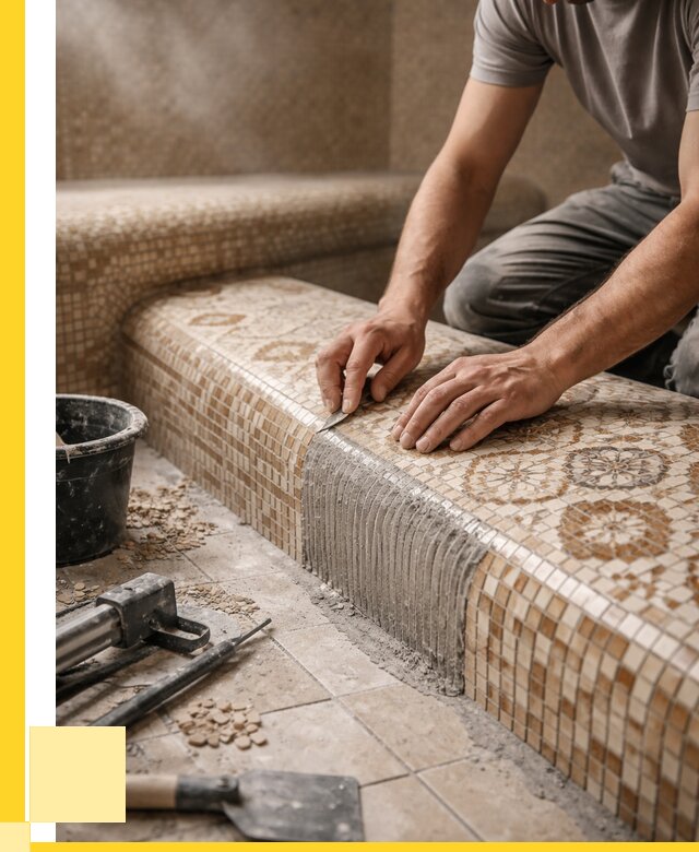 Плитка для хамама под ключ в Шахтах от 3799 р. | ЭриданШхт